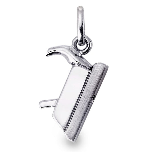 Pendentif Argent Patinée Rabot