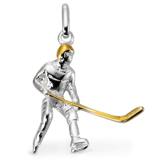 Hanger Zilver Bi-color IJshockey