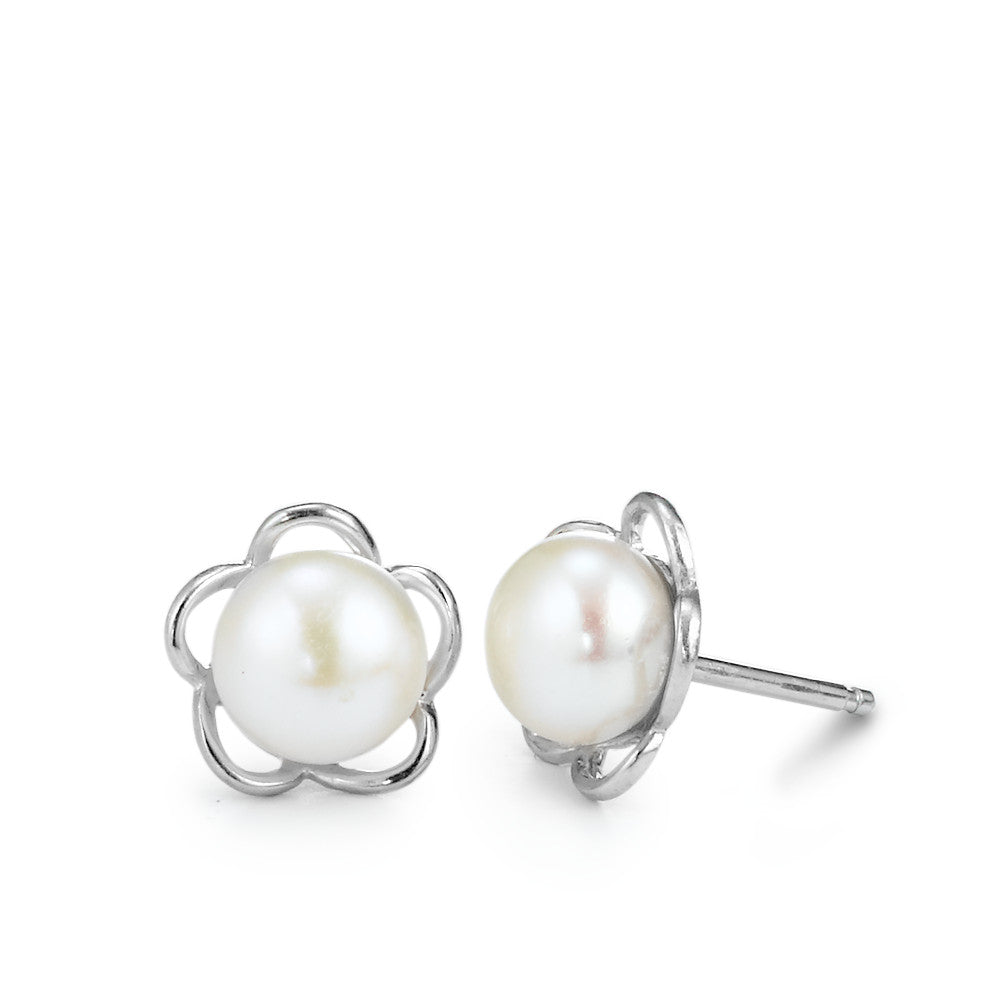 Clous d'oreilles Argent Rhodié Ø10 mm