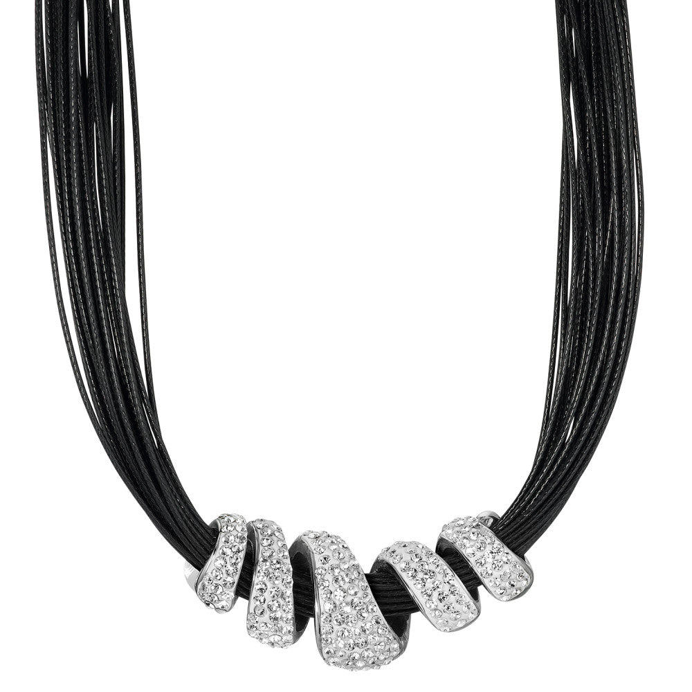 Collier Roestvrijstaal Zirkonia 42-47 cm