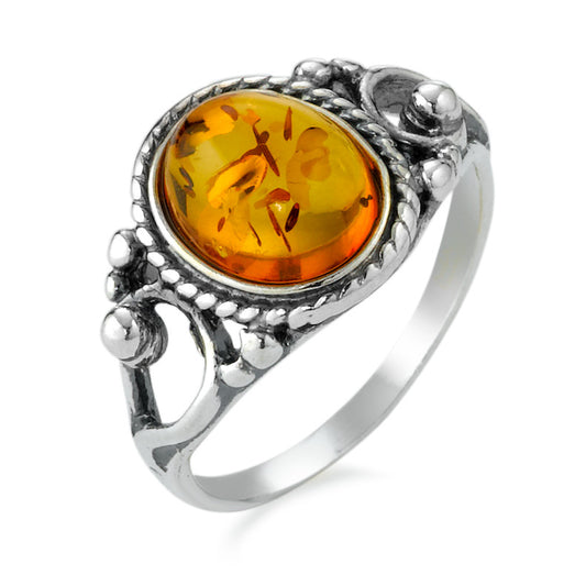 Ring Zilver Amber