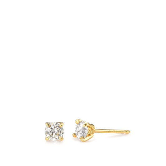 Boucles d'oreilles or diamant