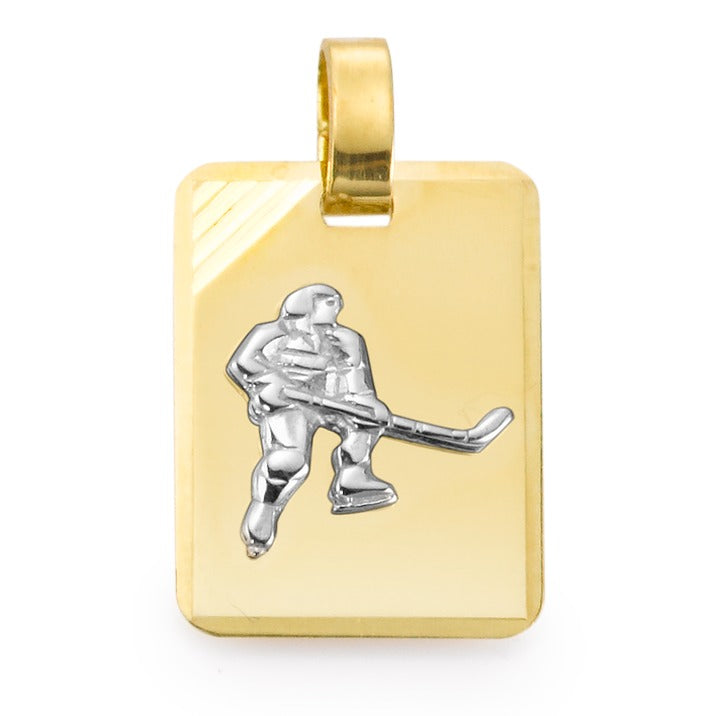 Pendentif Or jaune 18K Hockey sur Glace