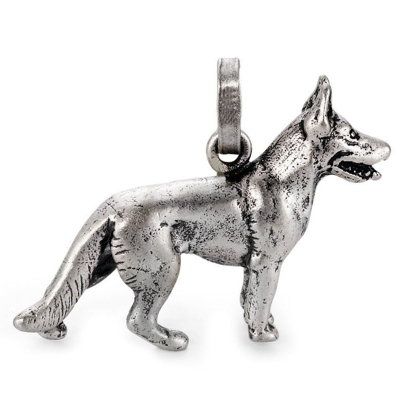 Hanger Zilver Gerhodineerd Hond