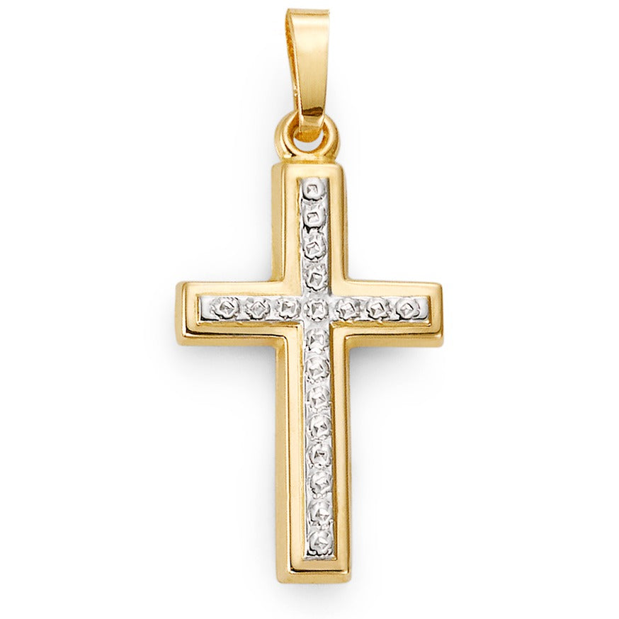 Pendentif Or jaune 18K Croix