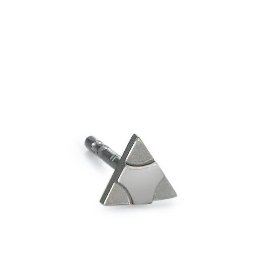 Oorknop 1 stuk Titanium Ø4 mm