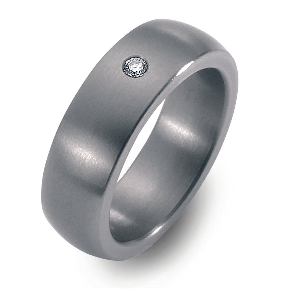 Partnerring Titan Diamant 0.03 ct, w-si