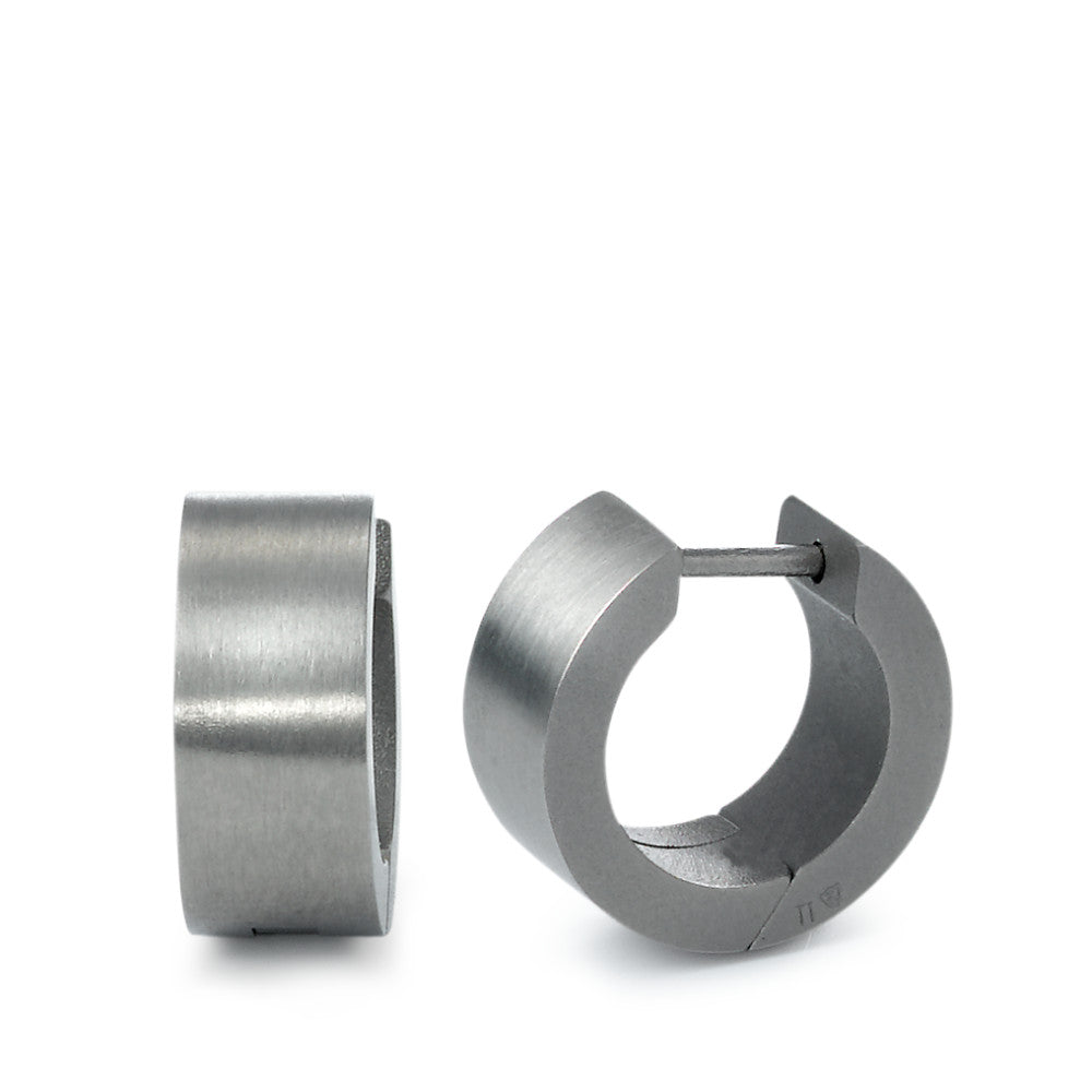 Scharnier oorringen Titanium