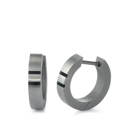 Scharnier oorringen Titanium