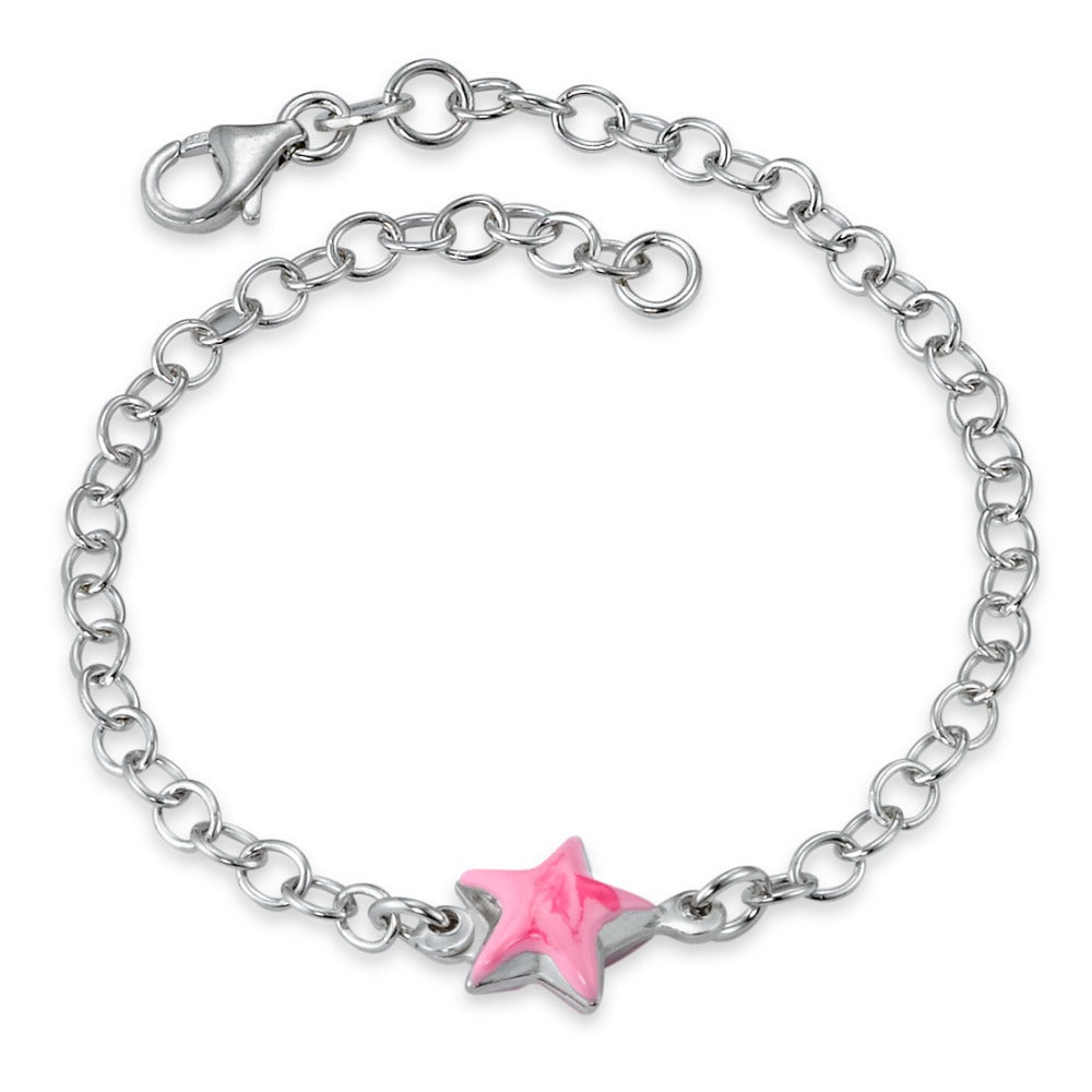 Armband Zilver Gerhodineerd Ster 17 cm