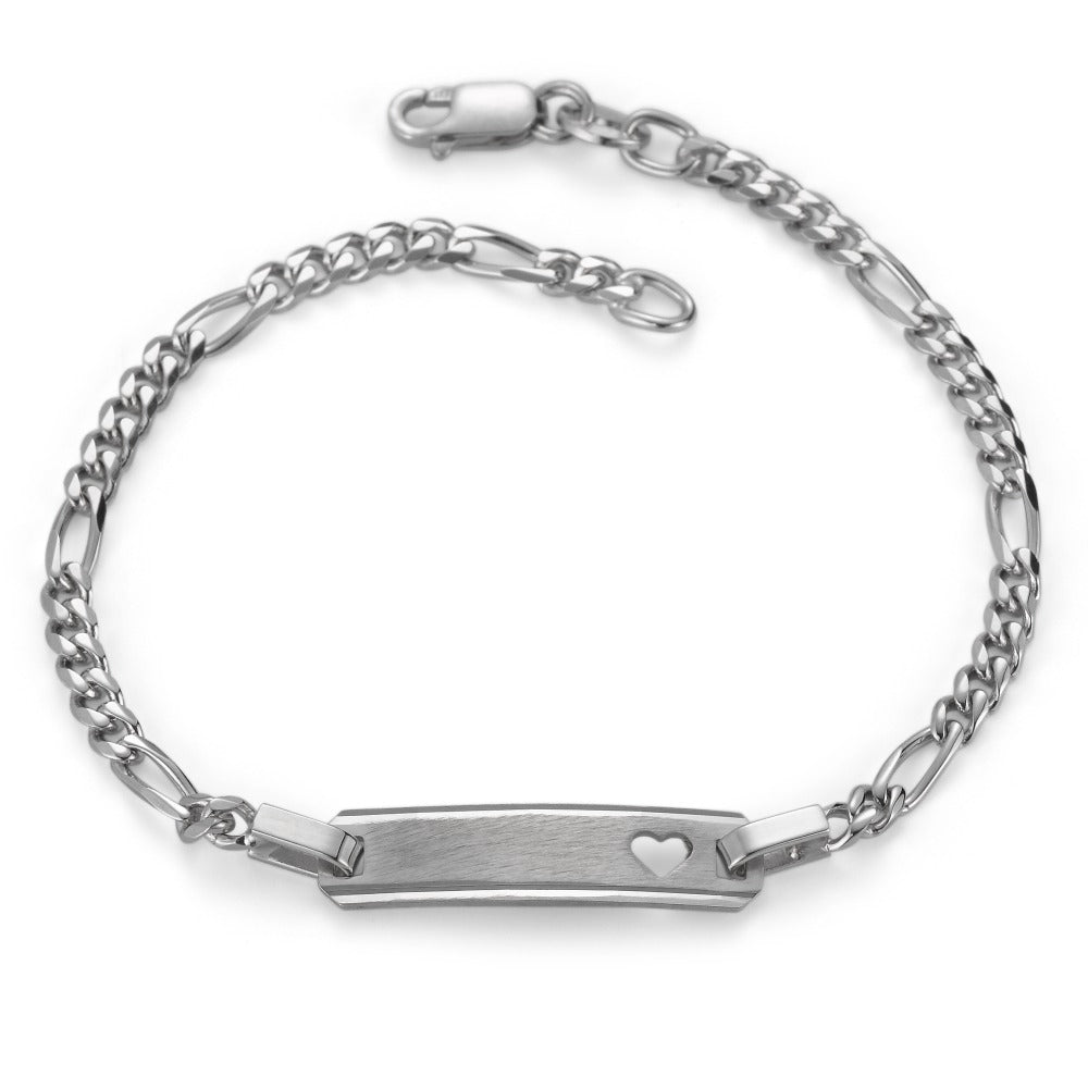 Graveer armband Zilver Gerhodineerd 16 cm