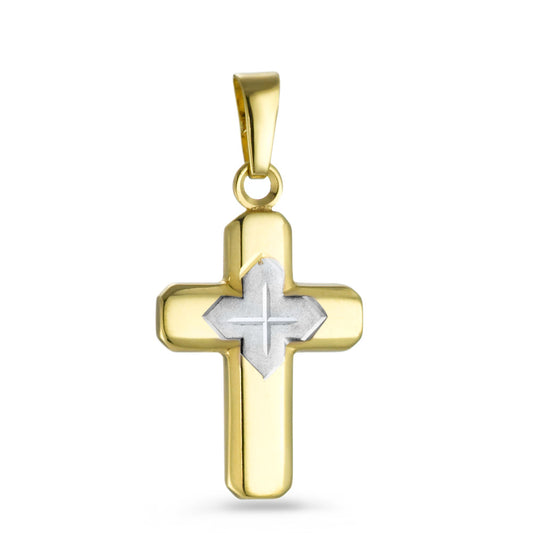 Pendentif Or jaune 18K Croix