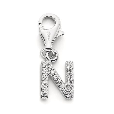 Charms Argent Zircone