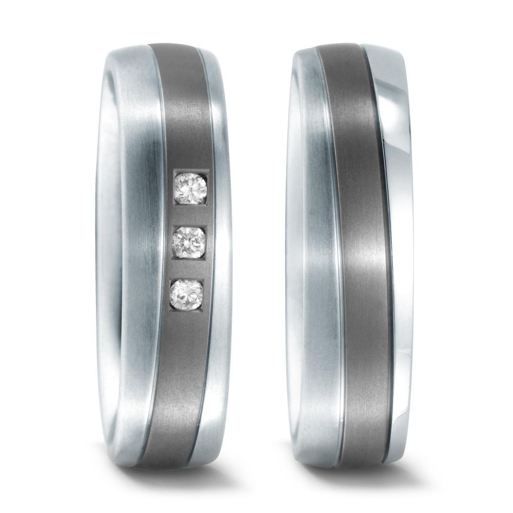 Partnerring Roestvrijstaal, Titanium