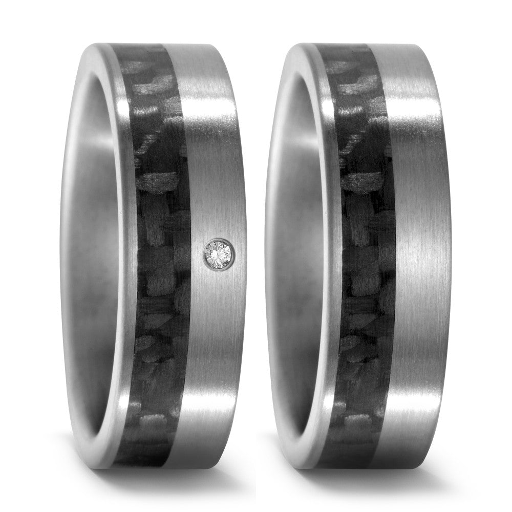 Partnerring Titanium, Carbon