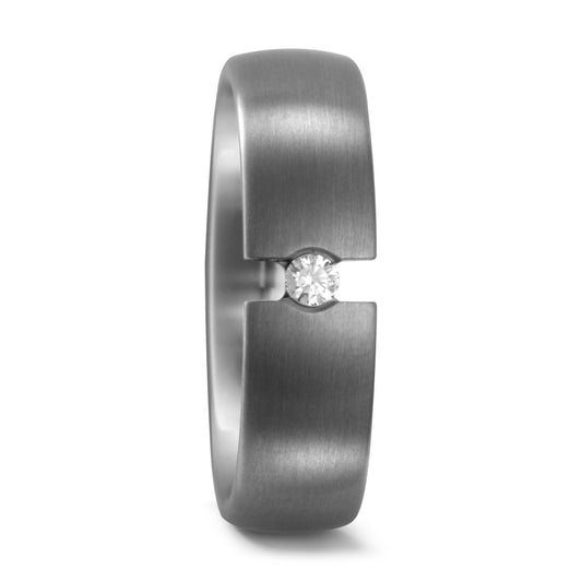 Partnerring Titanium Diamant 0.05 ct, w-si