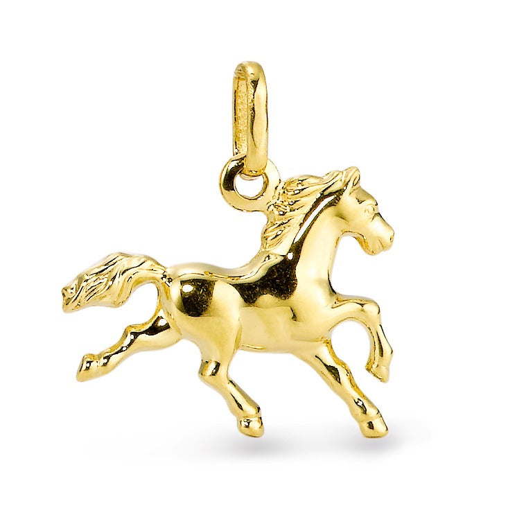 Pendentif Or jaune 18K Cheval