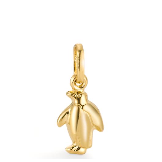 Anhänger 750/18 K Gelbgold Pinguin