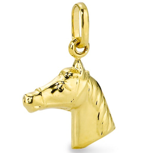 Pendentif Or jaune 9K Cheval