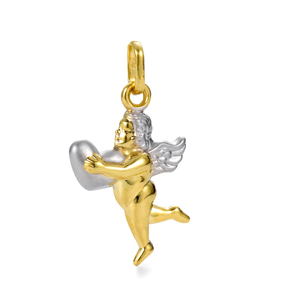 Pendentif Or blanc 18K, Or jaune 18K Ange gardien