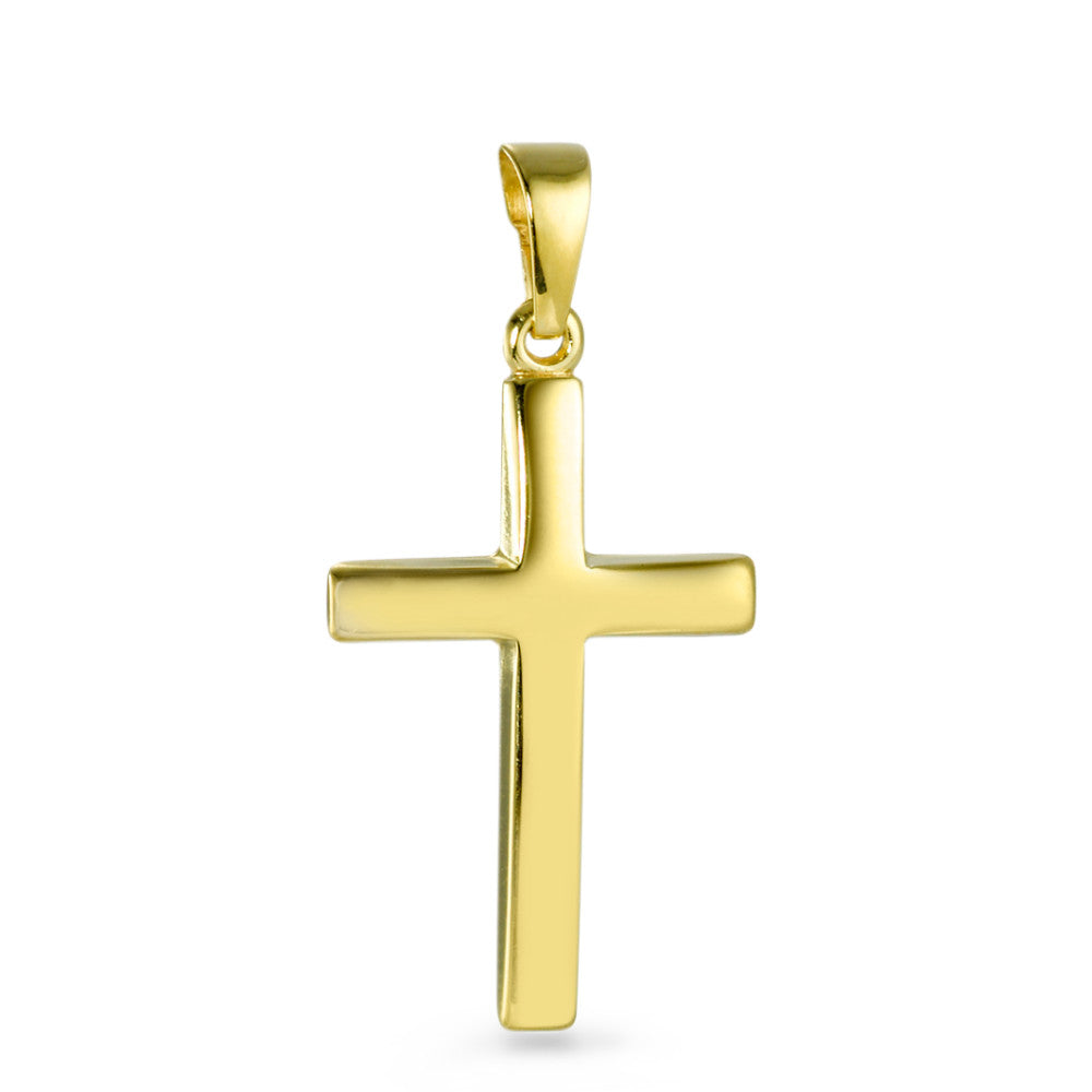 Pendentif Or jaune 9K Croix