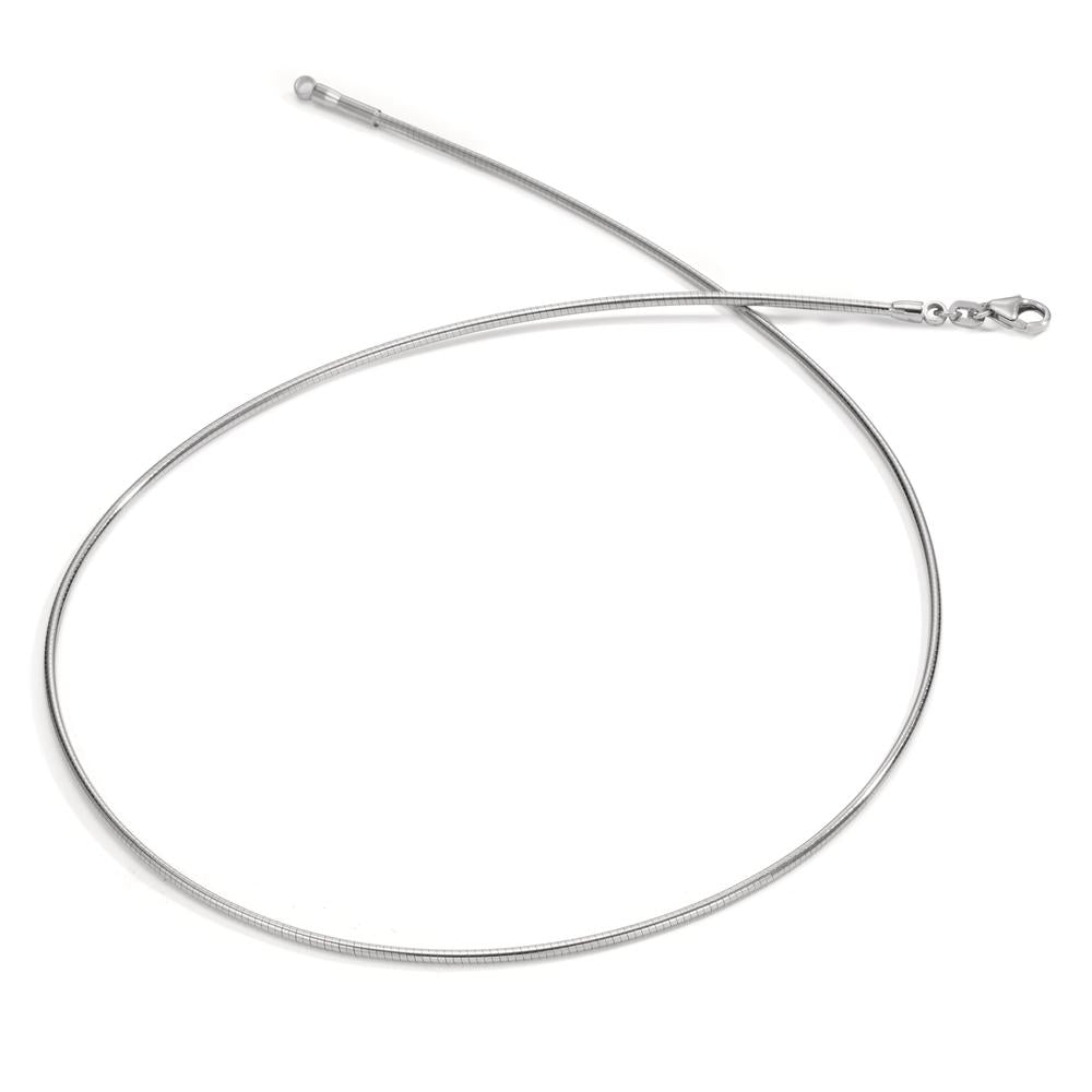 Collier Argent Rhodié 42 cm Ø1.5 mm