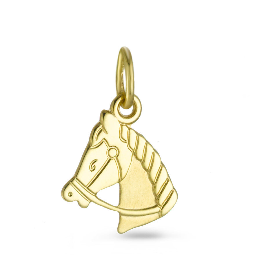 Pendentif Or jaune 9K Cheval