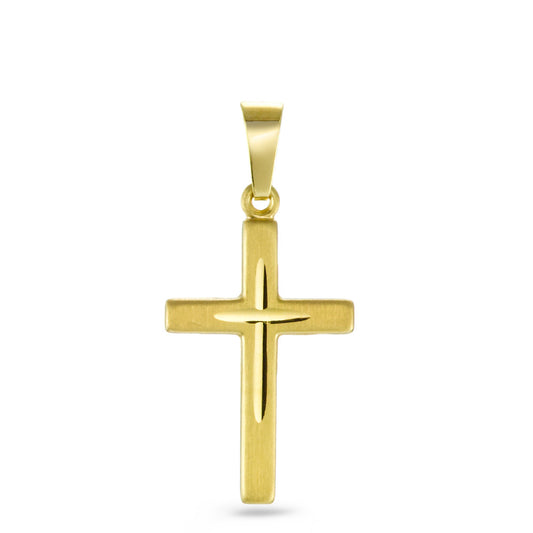 Pendentif Or jaune 18K Croix