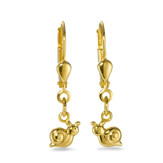 Pendant d'oreilles Or jaune 18K Escargot