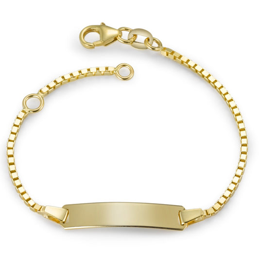 Graveer armband 375/9 krt geel goud 12-14 cm