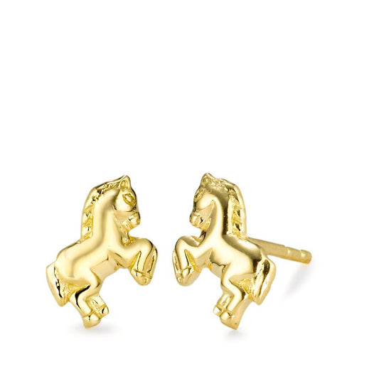 Clous d'oreilles Or jaune 9K Cheval