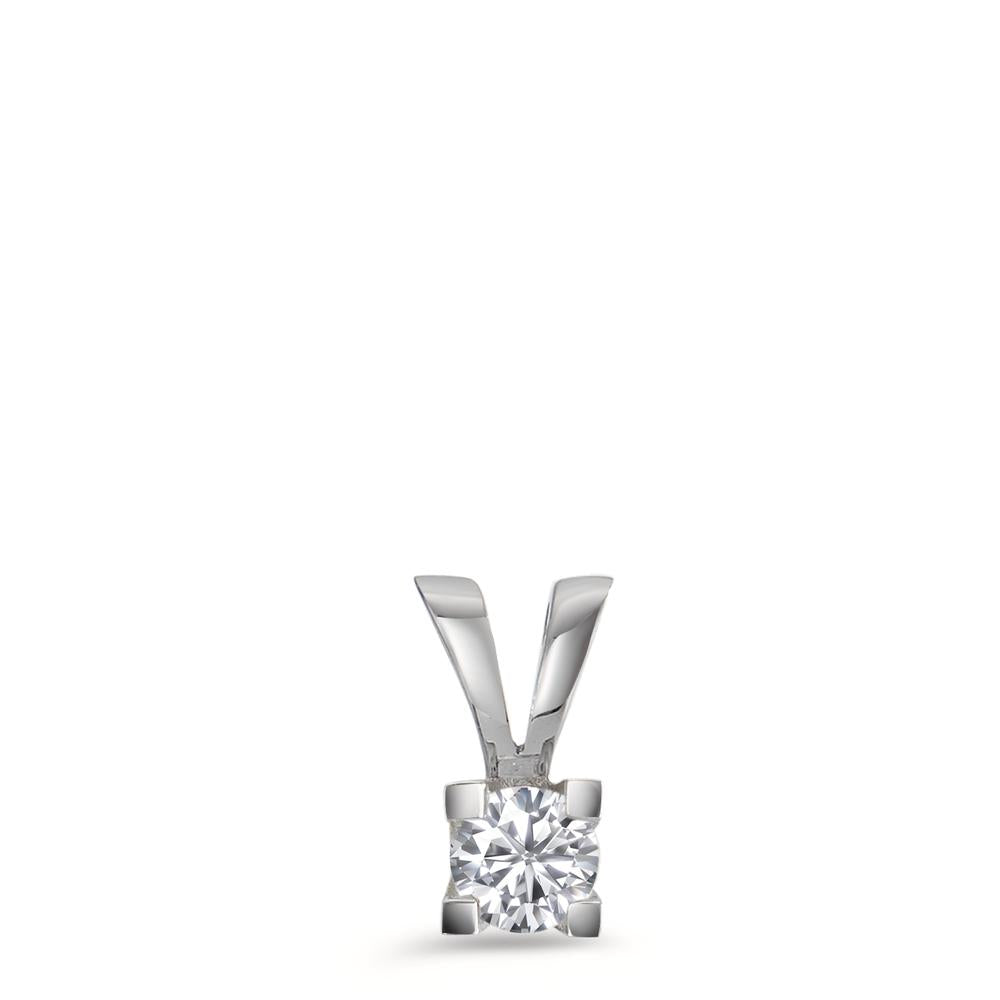 Hanger 750/18K witgoud Diamant 0.20 ct, w-si