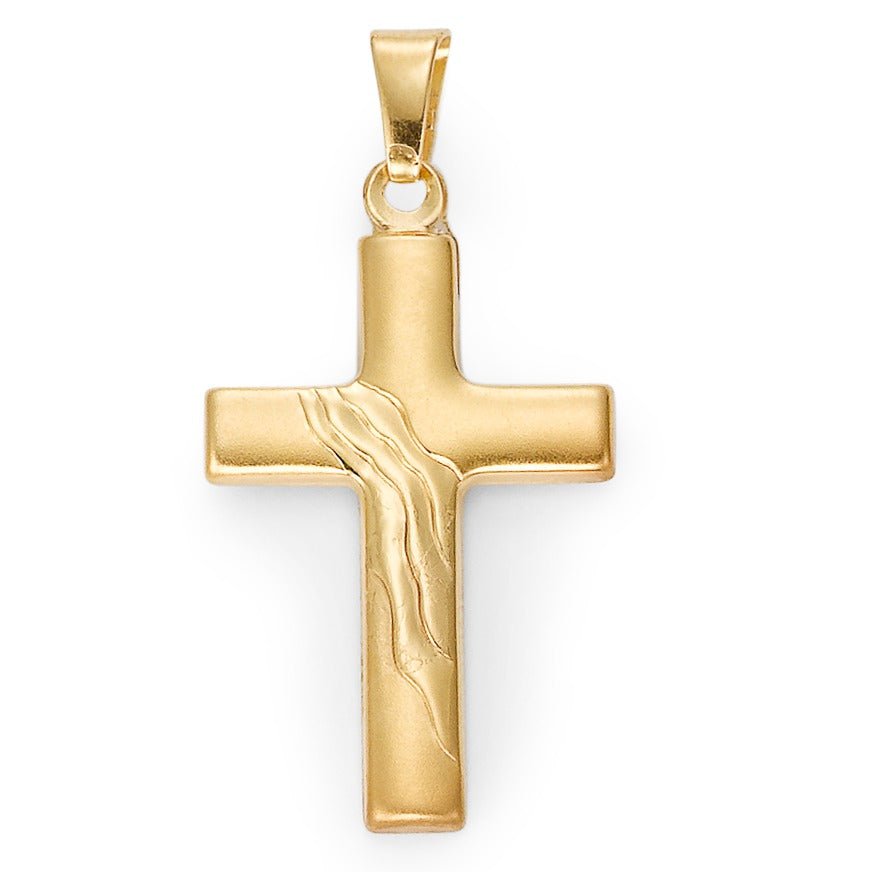 Pendentif Or jaune 18K Croix