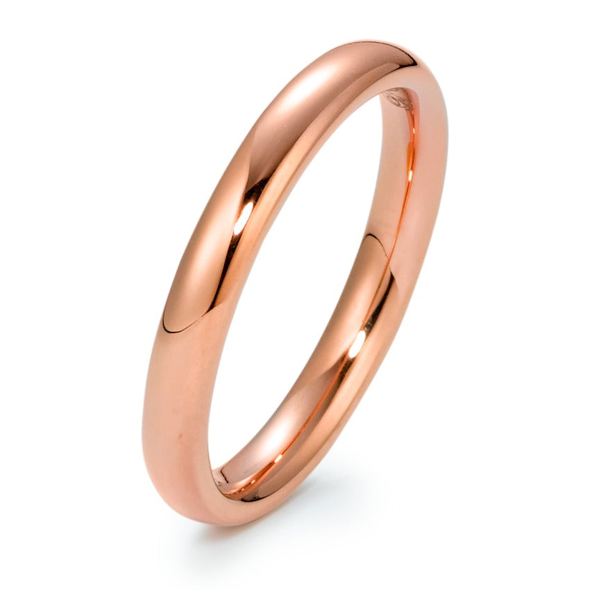 Bague à superposer Acier inoxydable rosé PVD