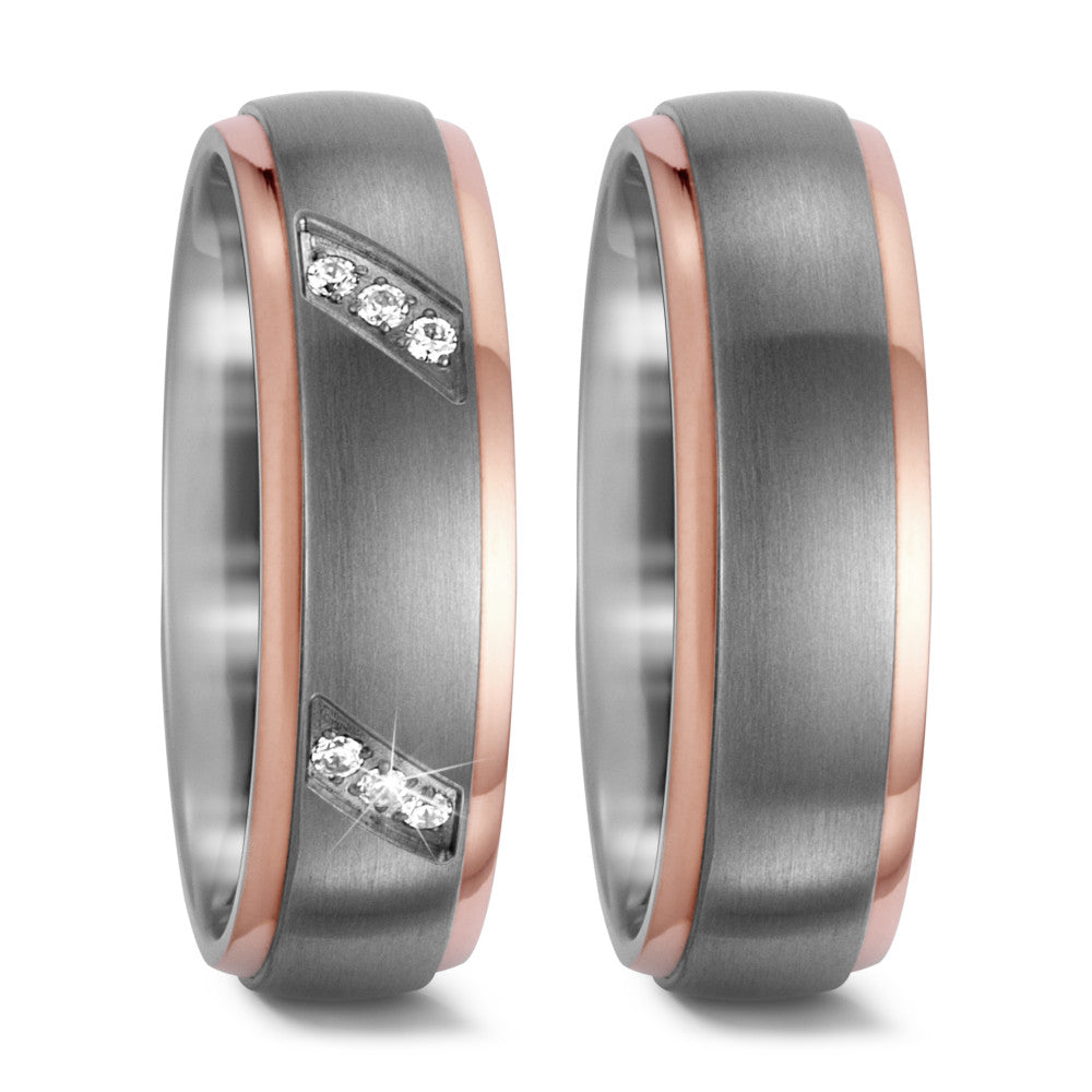 Partnerring Titanium IP-gecoat