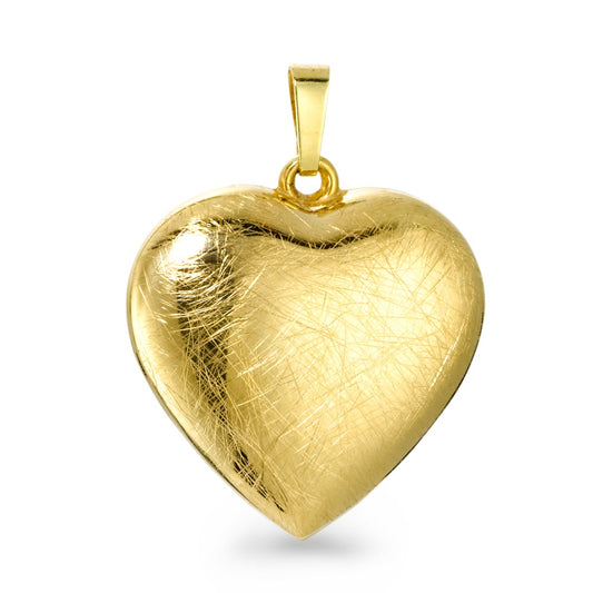 Pendentif Or jaune 9K Coeur Ø27 mm