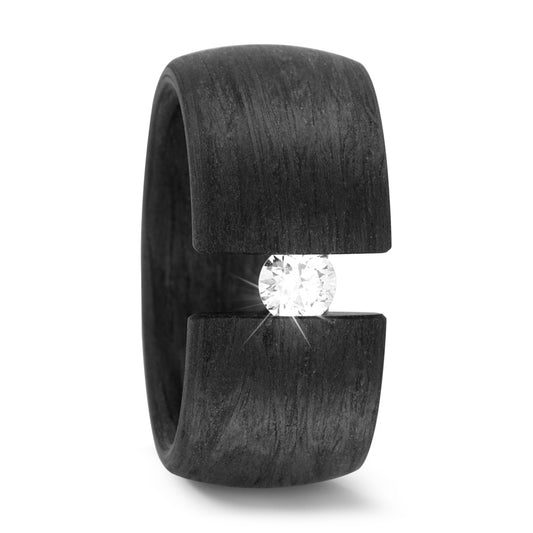 Ring Carbon Diamant 0.25 ct, w-si