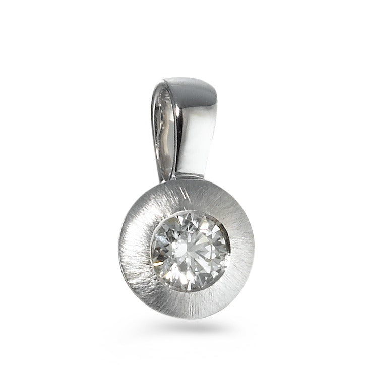 Pendentif Or blanc 18K Diamant 0.20 ct, w-si