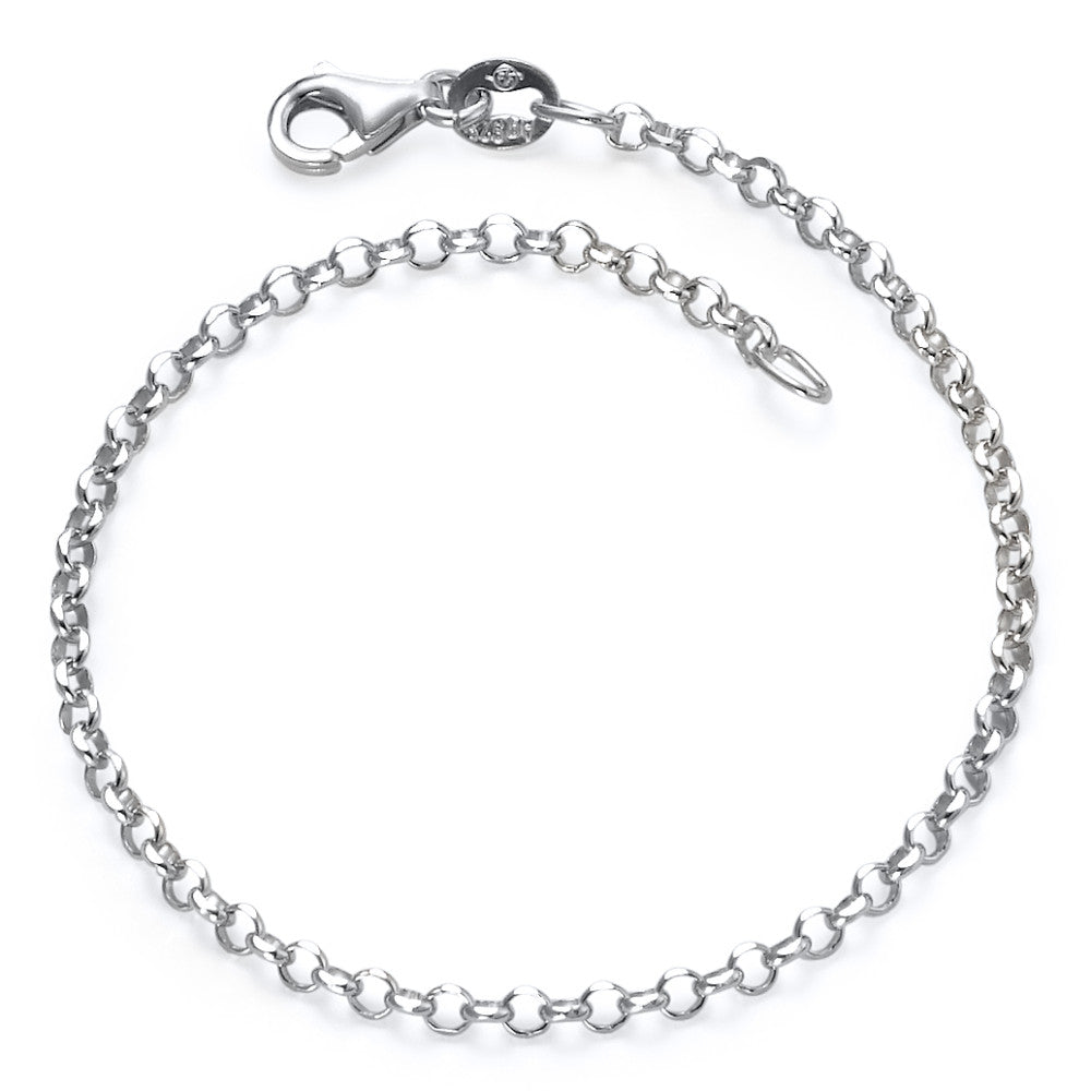 Bracelet Argent Rhodié 18 cm