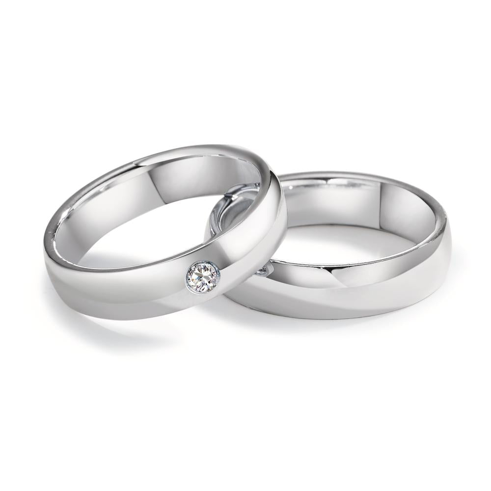 Partnerring Silber