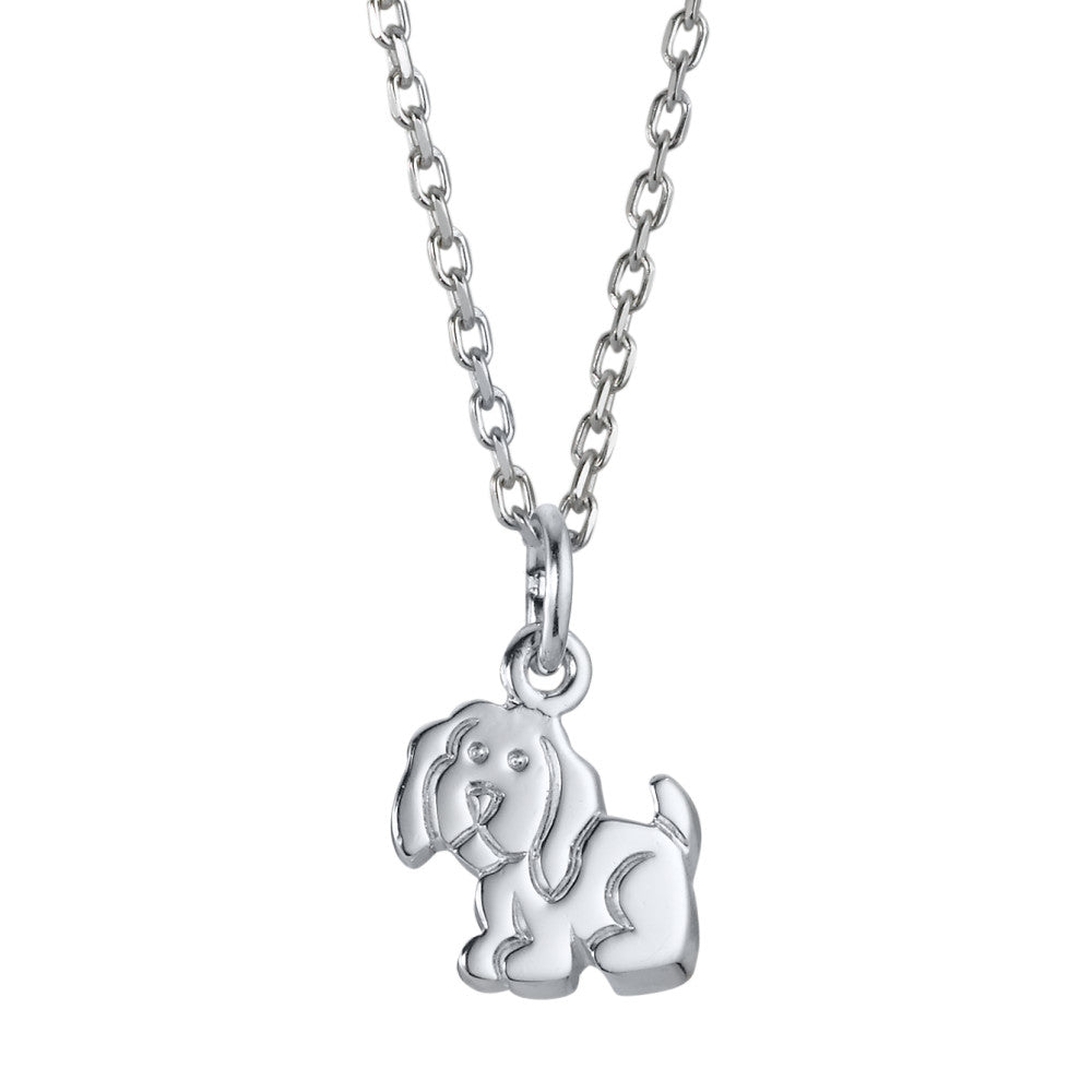 Chaînette avec pendentif Argent Rhodié 36-38 cm