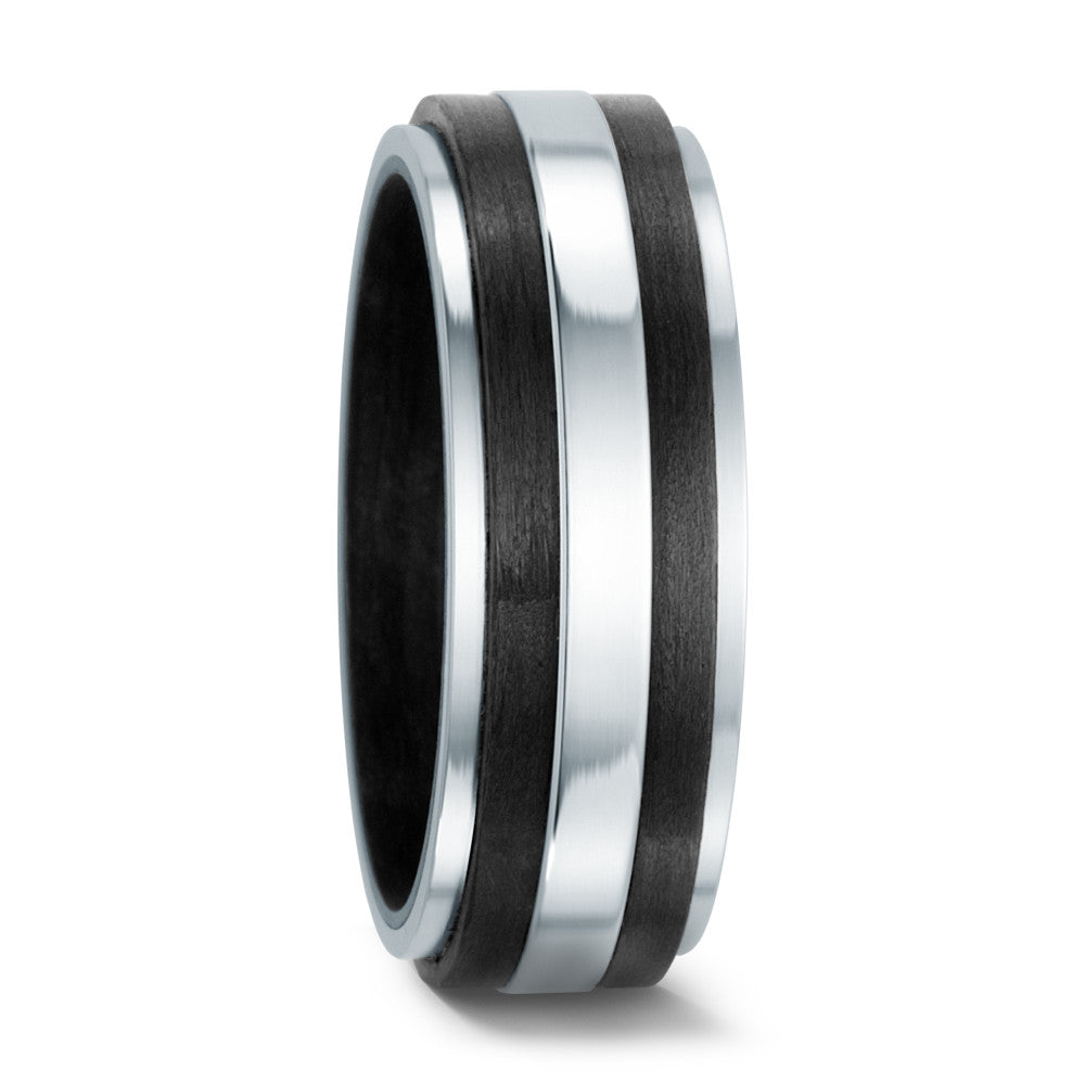 Bague Acier inoxydable, Carbone