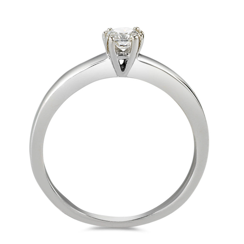 Bague Argent Rhodié Ø4 mm