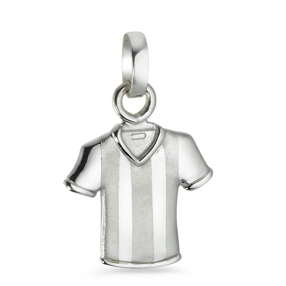 Pendentif Argent Rhodié Football