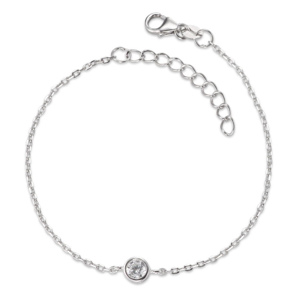 Bracelet Argent Rhodié 16-19 cm