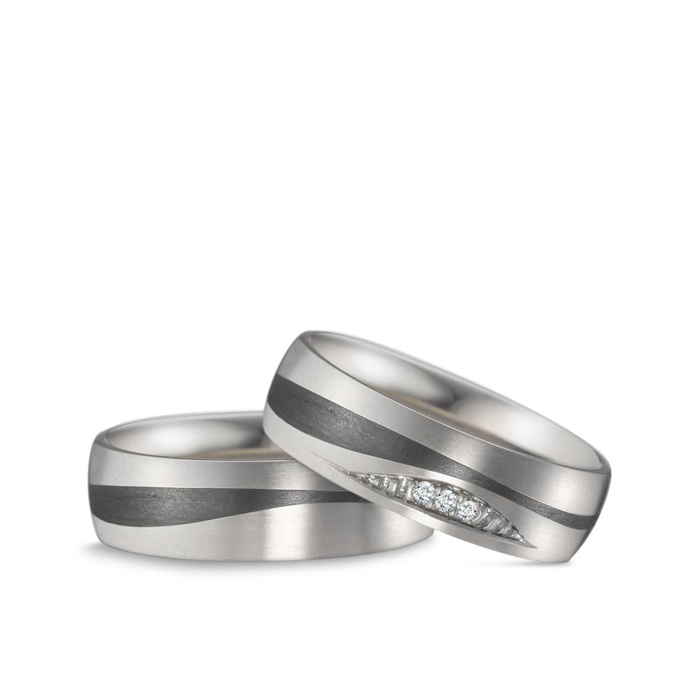 Partnerring Titanium, Carbon