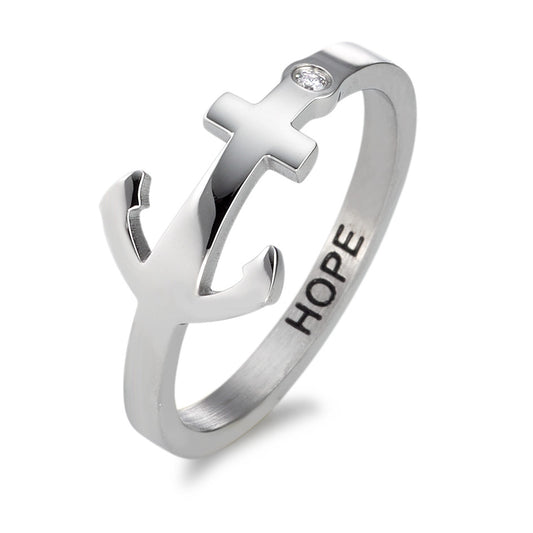 Bague Acier inoxydable Ancre