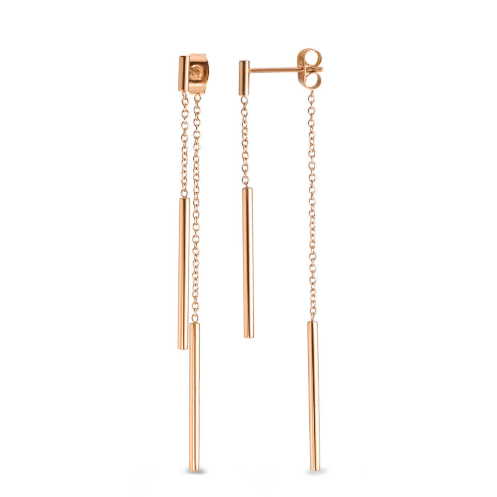 Pendant d'oreilles Acier inoxydable rosé PVD