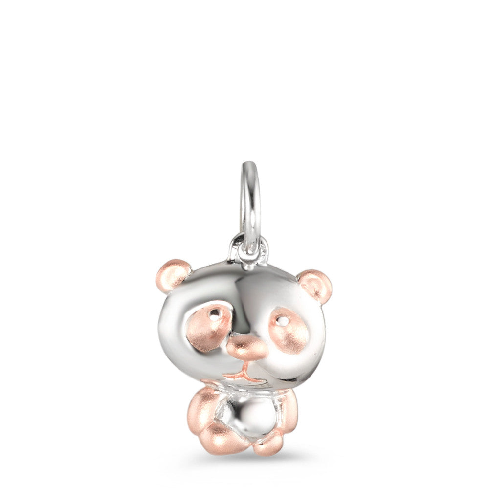 Pendentif Argent rosé Bicolore Ours