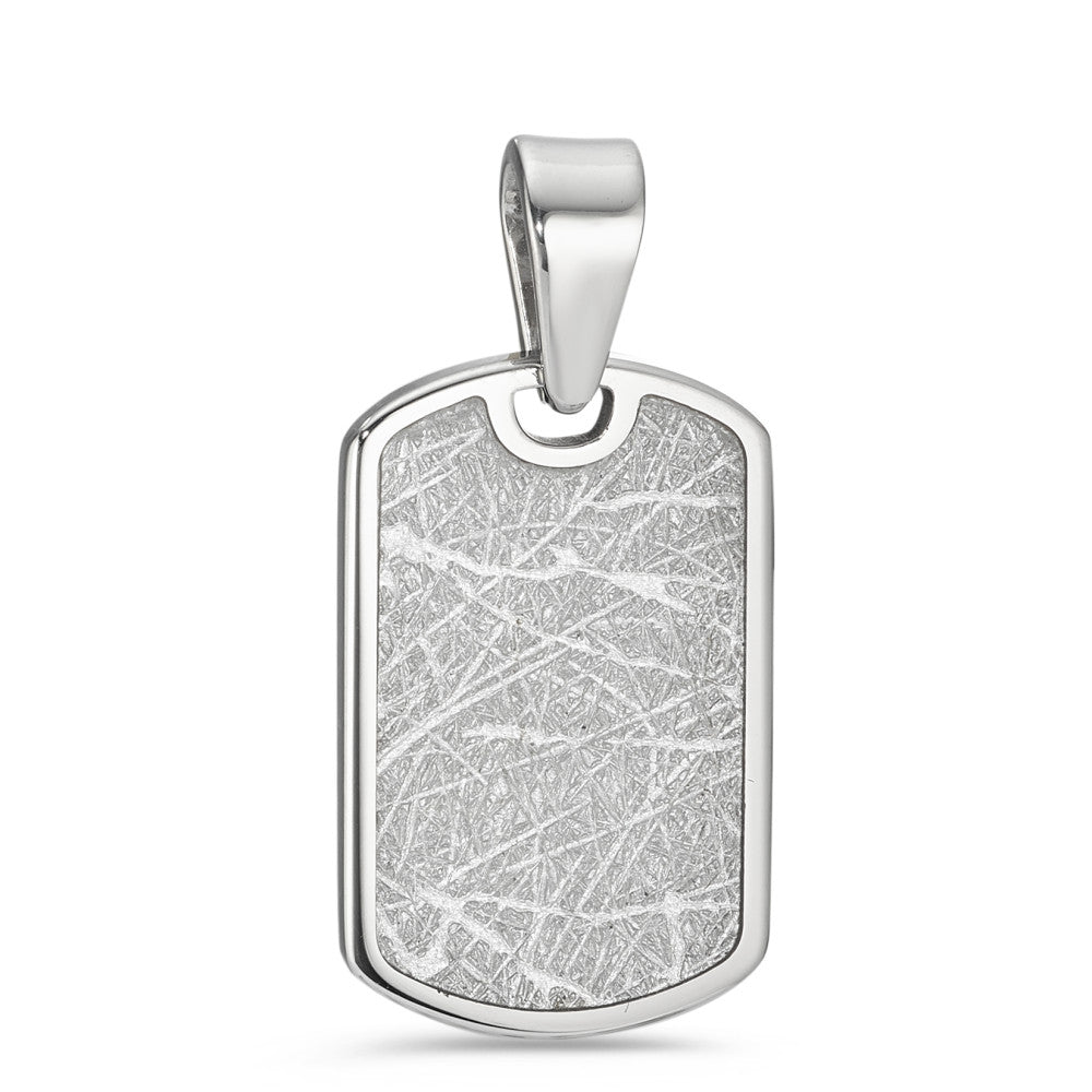 Pendentif avec gravure Acier inoxydable